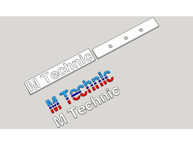 M Technic Grill Emblem - E30 – BMW E30