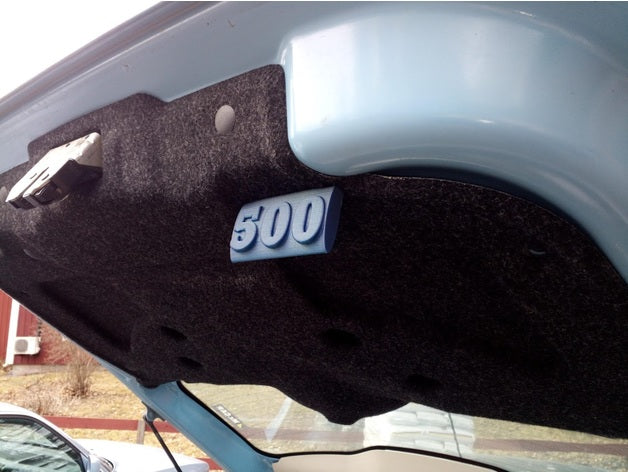 Fiat 500 Tailgate Handle – Fiat 500