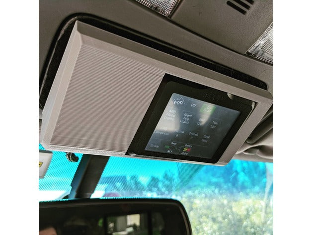 Tacoma/4Runner LCD sPod Mount for Center Overhead Glasses Console – Toyota Tacoma