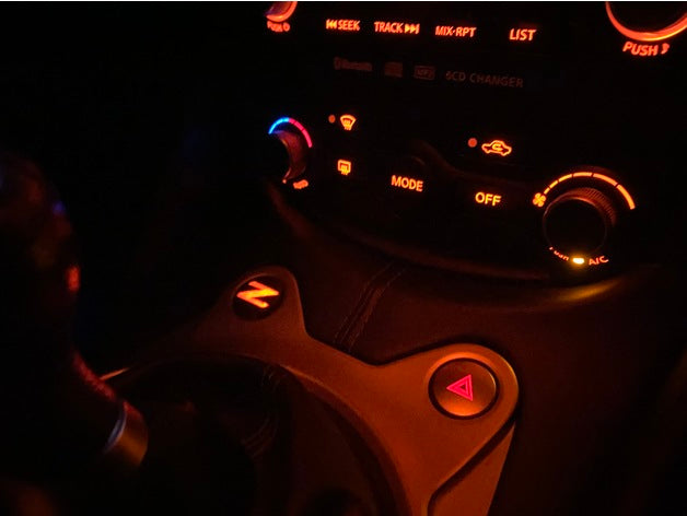 Custom 370Z Hazard/S-Mode Button Hat – Nissan 370Z