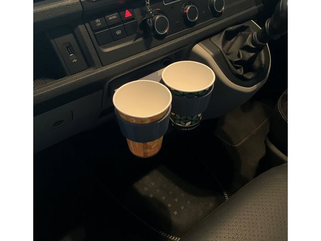 VW T6 Dash Centre Drink Holder Cubby Hole Insert – Volkswagen T6 Transporter