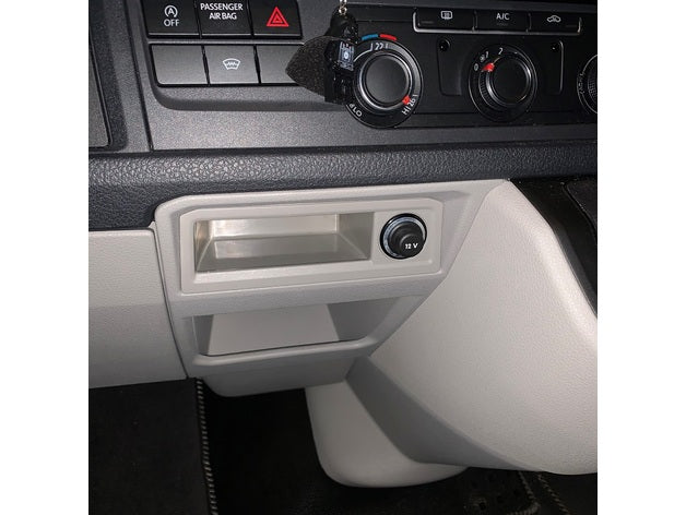 VW T6 Dash Centre Drink Holder Cubby Hole Insert – Volkswagen T6 Transporter