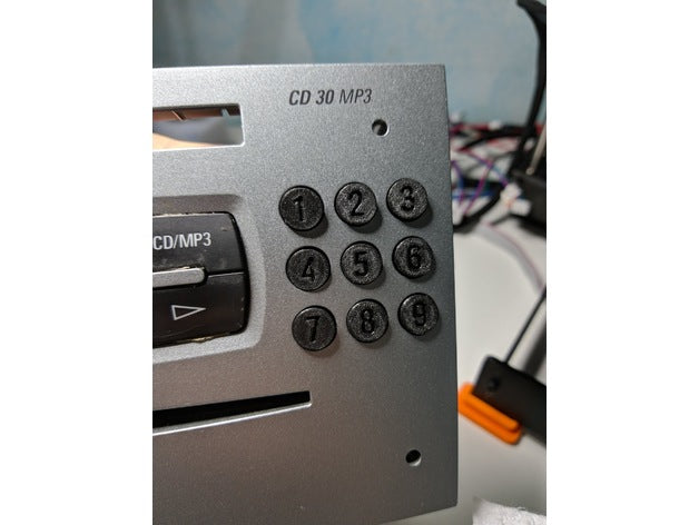 OPEL CD30MP3 CD30 MP3 - Buttons – Opel