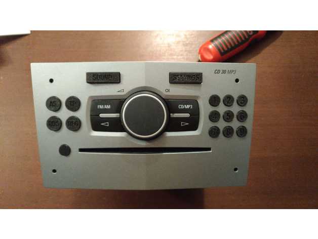 OPEL CD30MP3 CD30 MP3 - Buttons – Opel