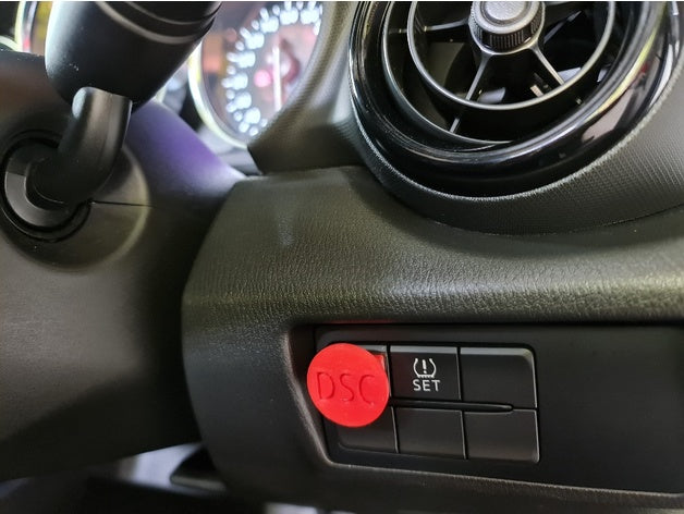 ND MX-5 Miata Enlarged DSC Button Remix with Label – Mazda MX-5