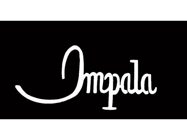 1968 Impala Name Badge – 1968 Chevrolet Impala