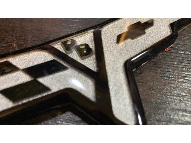 Personalized C6 Emblem – Chevrolet Corvette