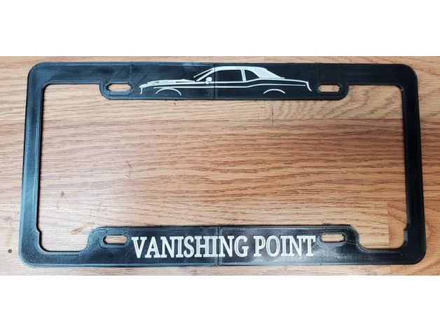 Challenger Vanishing Point License Plate Frame – Dodge Challenger