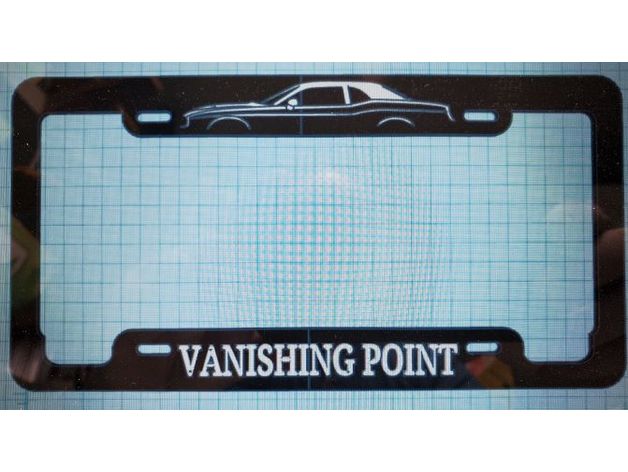 Challenger Vanishing Point License Plate Frame – Dodge Challenger