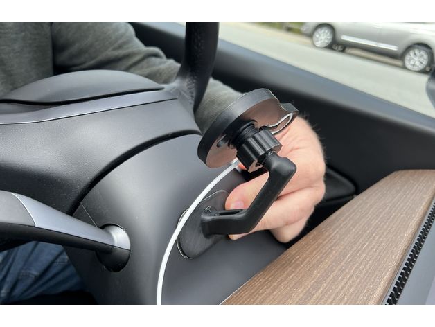 Tesla Model 3/Y MagSafe Mount Behind Steering Wheel – Tesla Model Y, Tesla Model 3