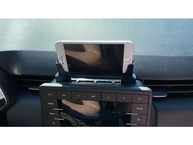 Renault Clio 5 Base Cell Phone Holder with Holder for iPhone 6/7 | Renault Clio 5 Basis Handy Mit Halterung Für iPhone 6/7 – Renault Clio