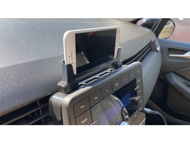 Renault Clio 5 Base Cell Phone Holder with Holder for iPhone 6/7 | Renault Clio 5 Basis Handy Mit Halterung Für iPhone 6/7 – Renault Clio