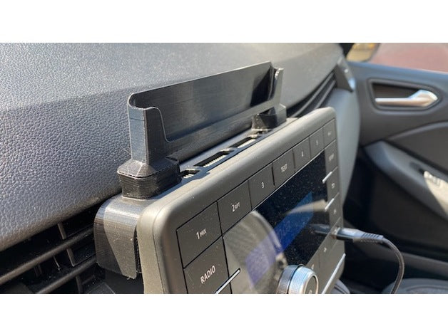 Renault Clio 5 Base Cell Phone Holder with Holder for iPhone 6/7 | Renault Clio 5 Basis Handy Mit Halterung Für iPhone 6/7 – Renault Clio