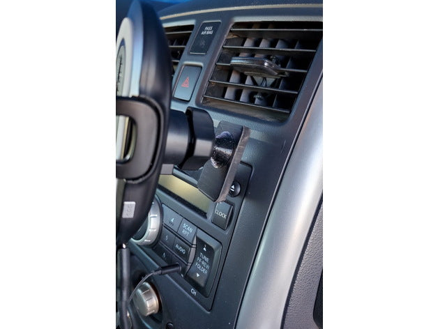 Car Phone Holder CD Slot Mount. Off-center.