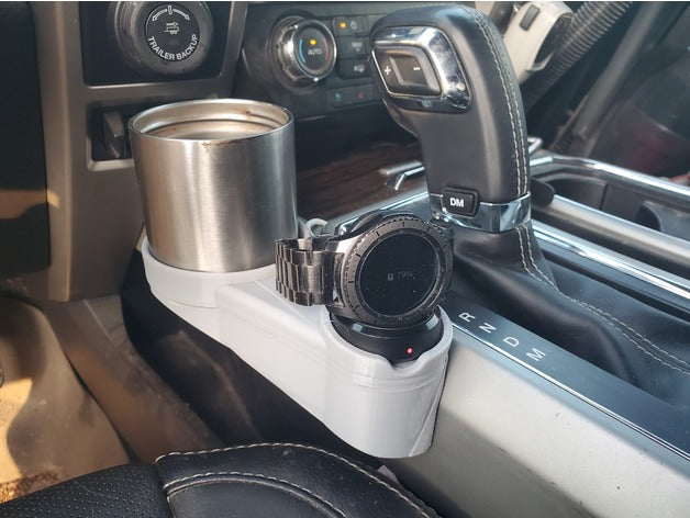 Cup Holder + Watch Charger Combo for F150 – Ford F-150