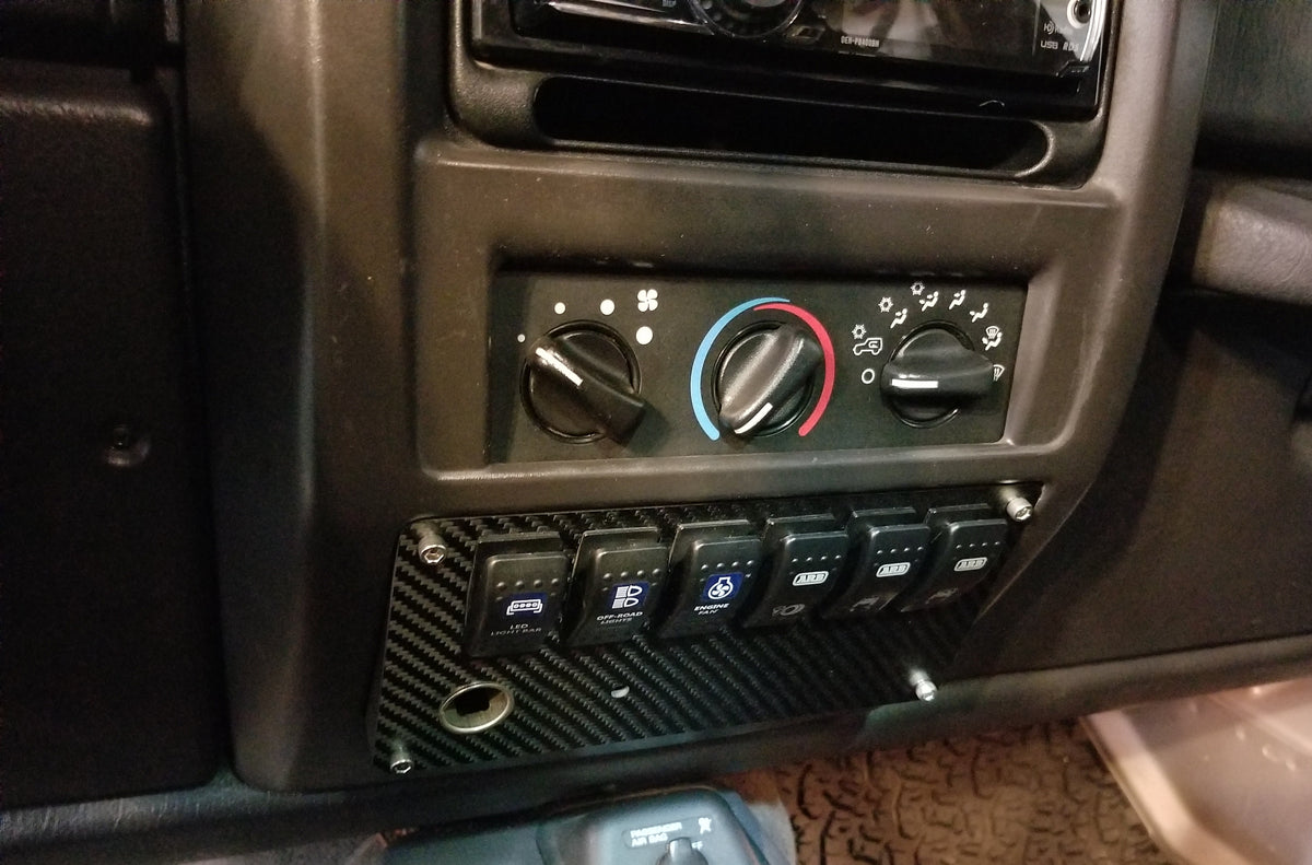 Jeep Wrangler TJ Lower Switch Panel – Jeep Wrangler