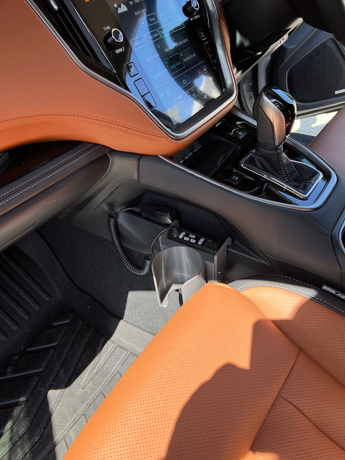 Subaru Outback Two-way Radio Mount and Cup Holder – 2024 Subaru Outback, 2023 Subaru Outback, 2022 Subaru Outback, 2021 Subaru Outback, 2020 Subaru Outback