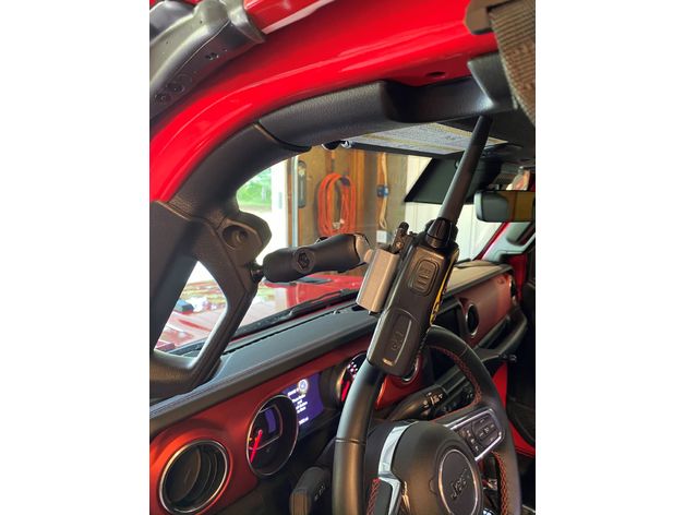 Walkie Talkie RAM Arm Mount – Jeep Gladiator, Jeep Wrangler