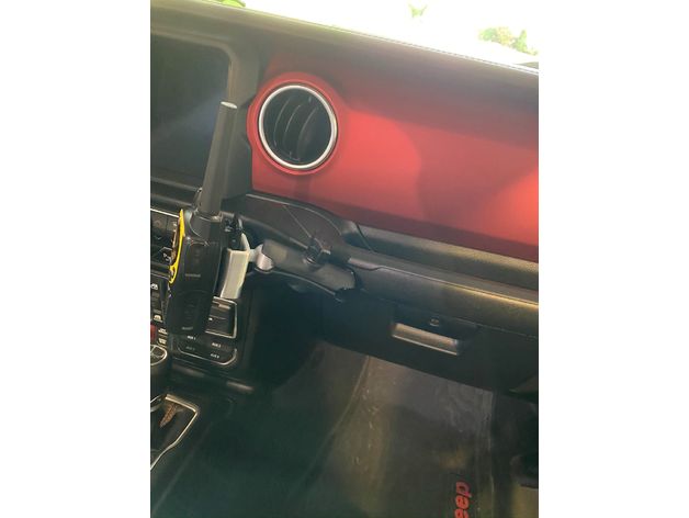 Walkie Talkie RAM Arm Mount – Jeep Gladiator, Jeep Wrangler
