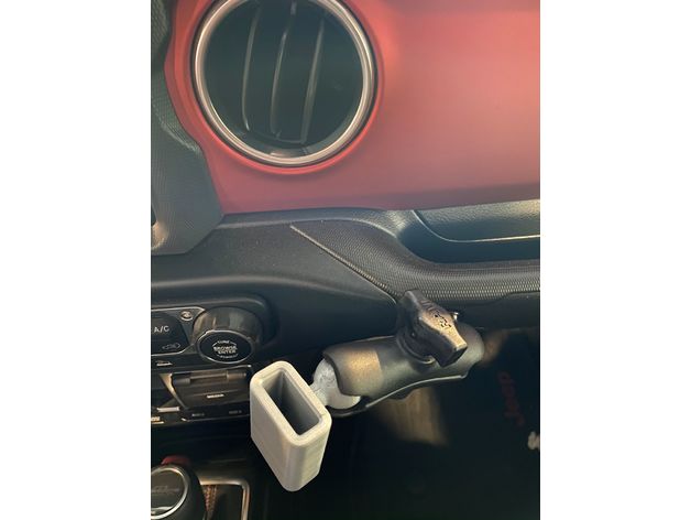 Walkie Talkie RAM Arm Mount – Jeep Gladiator, Jeep Wrangler