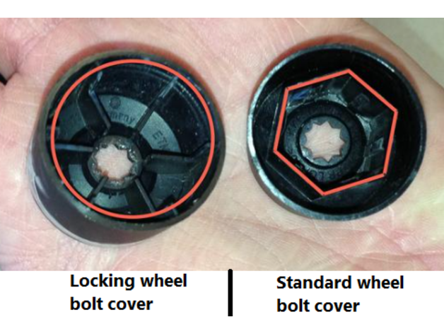 VW Stud Cover Adapter (Wheel Bolt Cover) – Volkswagen Passat, Volkswagen Golf, Volkswagen Beetle