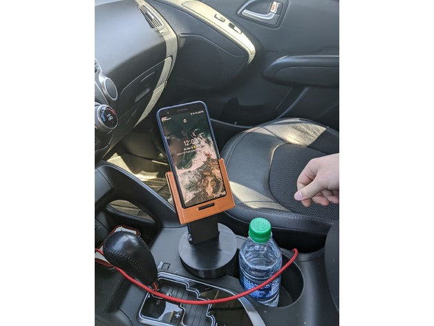 Phone Car Cup Holder- Fits Pixel 3 with Case