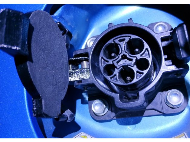 Type 1 EV Chargeport Cover – 2016 Tesla Model S, 2015 Tesla Model S, 2014 Tesla Model S, 2013 Tesla Model S, 2012 Tesla Model S
