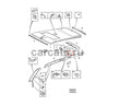 Volvo 745/945/V90 Roof Panel Headlining 1386842 – Volvo V90