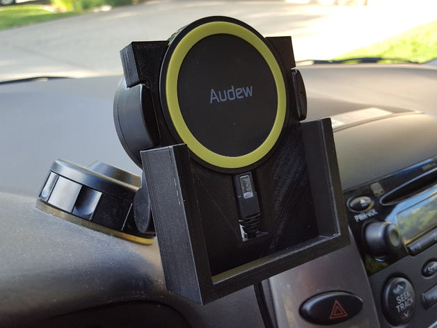 Qi Wireless Charger Car Mount Dock for Samsung Galaxy S6 S7 S8 – 2016 Honda CR-V