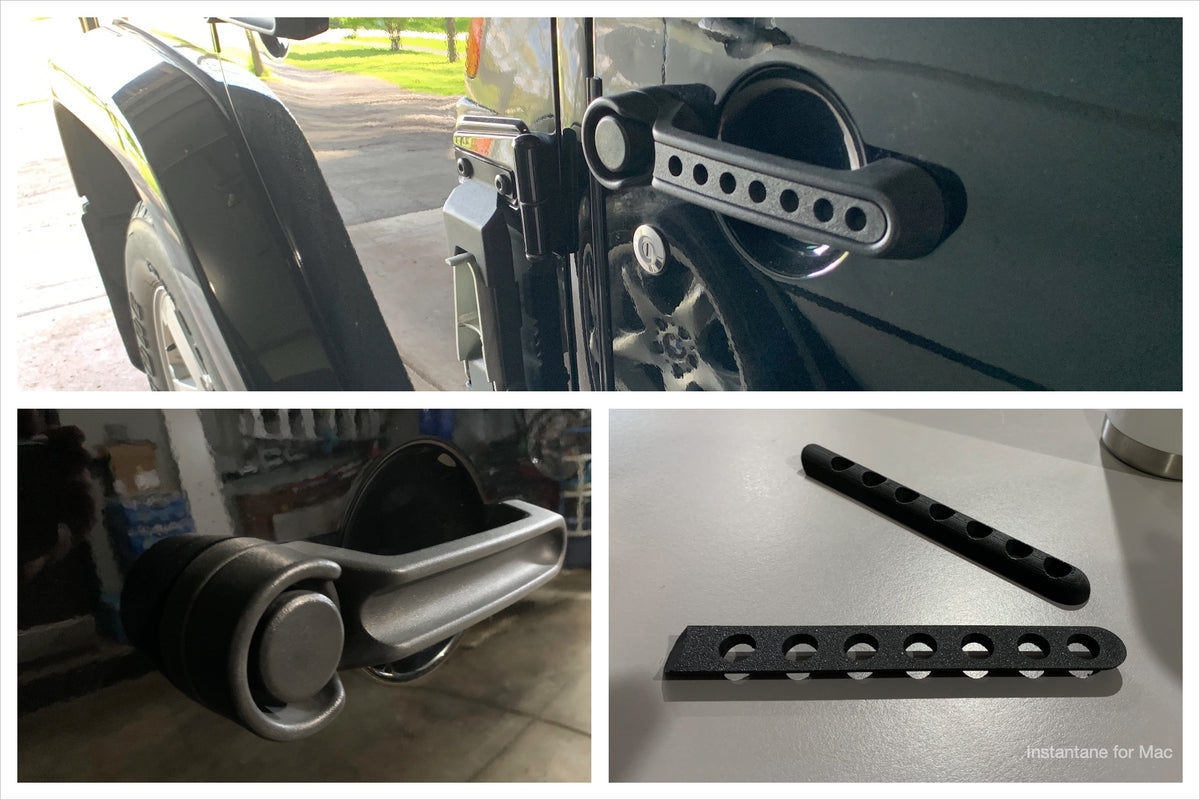 Jeep Wrangler JK Door Handle Inserts (2007–2018) – 2018 Jeep Wrangler, 2017 Jeep Wrangler, 2016 Jeep Wrangler, 2015 Jeep Wrangler, 2014 Jeep Wrangler, 2013 Jeep Wrangler, 2012 Jeep Wrangler, 2011 Jeep Wrangler, 2010 Jeep Wrangler, 2009 Jeep Wrangler, 2008 Jeep Wrangler, 2007 Jeep Wrangler