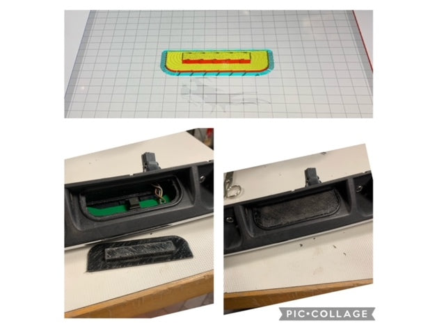 2007 MINI Cooper R56 Tailgate-Release Button Cover – 2007 MINI Cooper