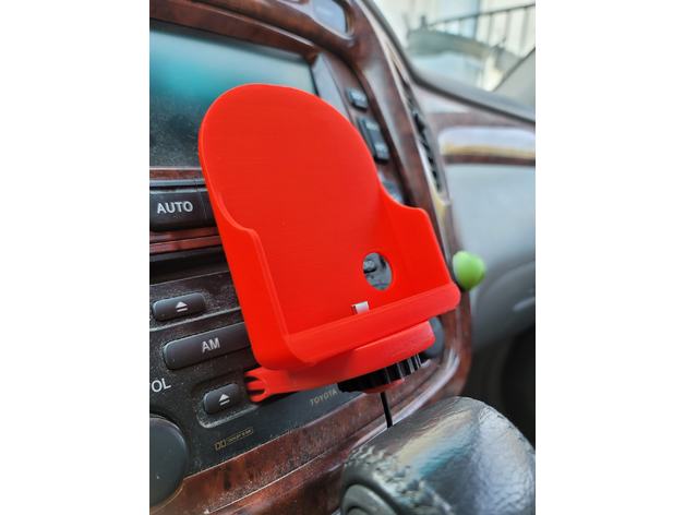 Cassette Deck Phone Holder for Note 20 Ultra (ZeroLemon Case) and '06 Highlander – 2006 Toyota Highlander