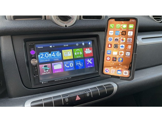 Smart Fortwo 451 iPhone X to iPhone 12 Holder – smart Fortwo