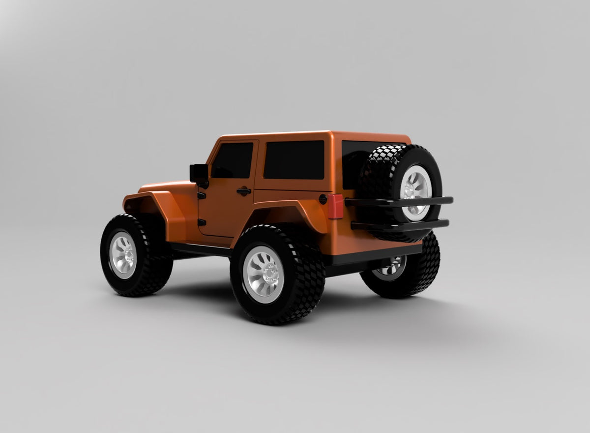 2-door JEEP Wrangler - Fully Printable – Jeep