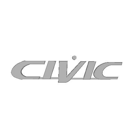 1996-2000 Honda Civic Emblem – 1996 Honda Civic