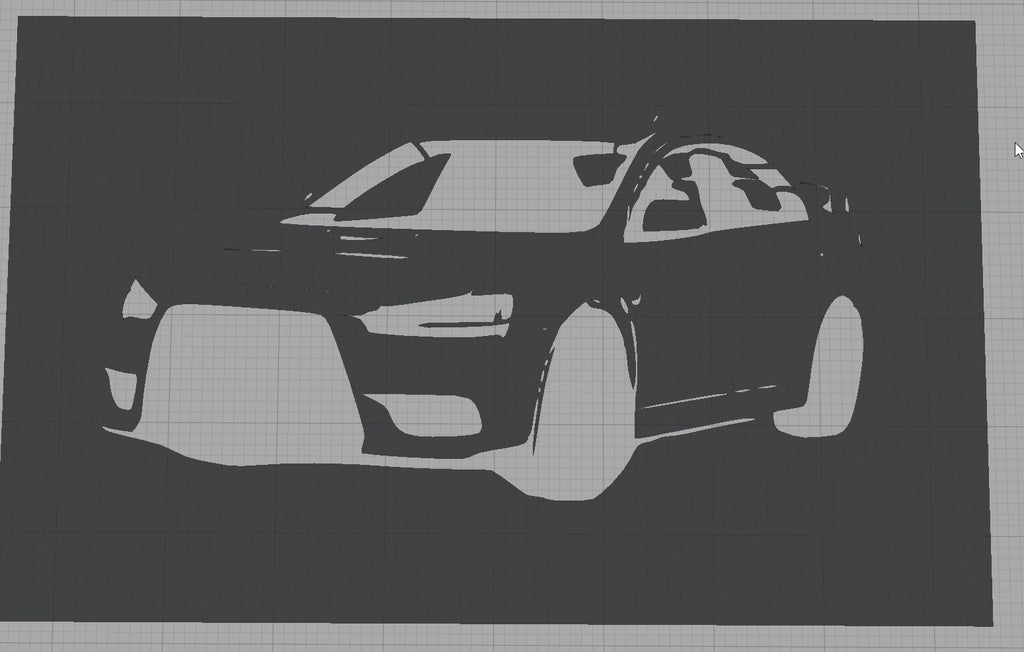 Mitsubishi EVO Stencil – Mitsubishi