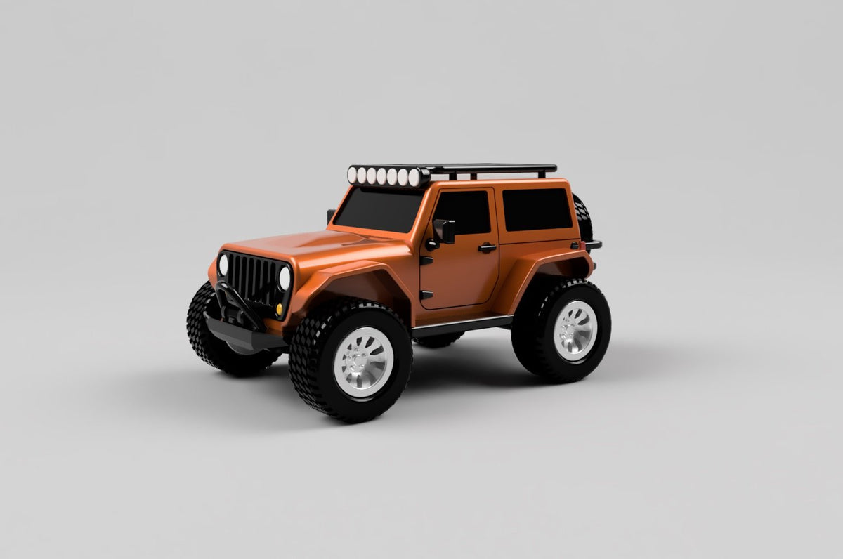 2-door JEEP Wrangler - Fully Printable – Jeep