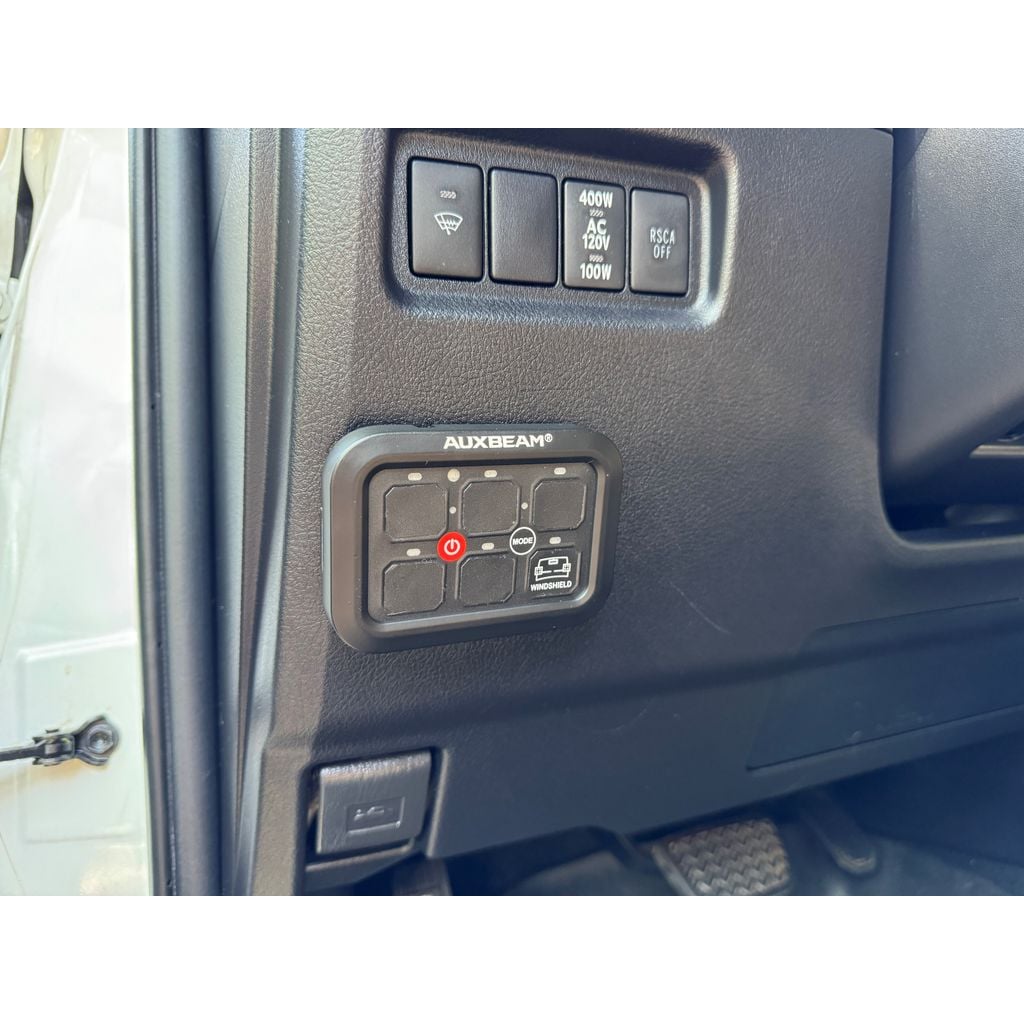 Auxbeam Ra60 6-gang Switch Panel Mount – 2010-2024 Toyota 4runner 5th Generation
