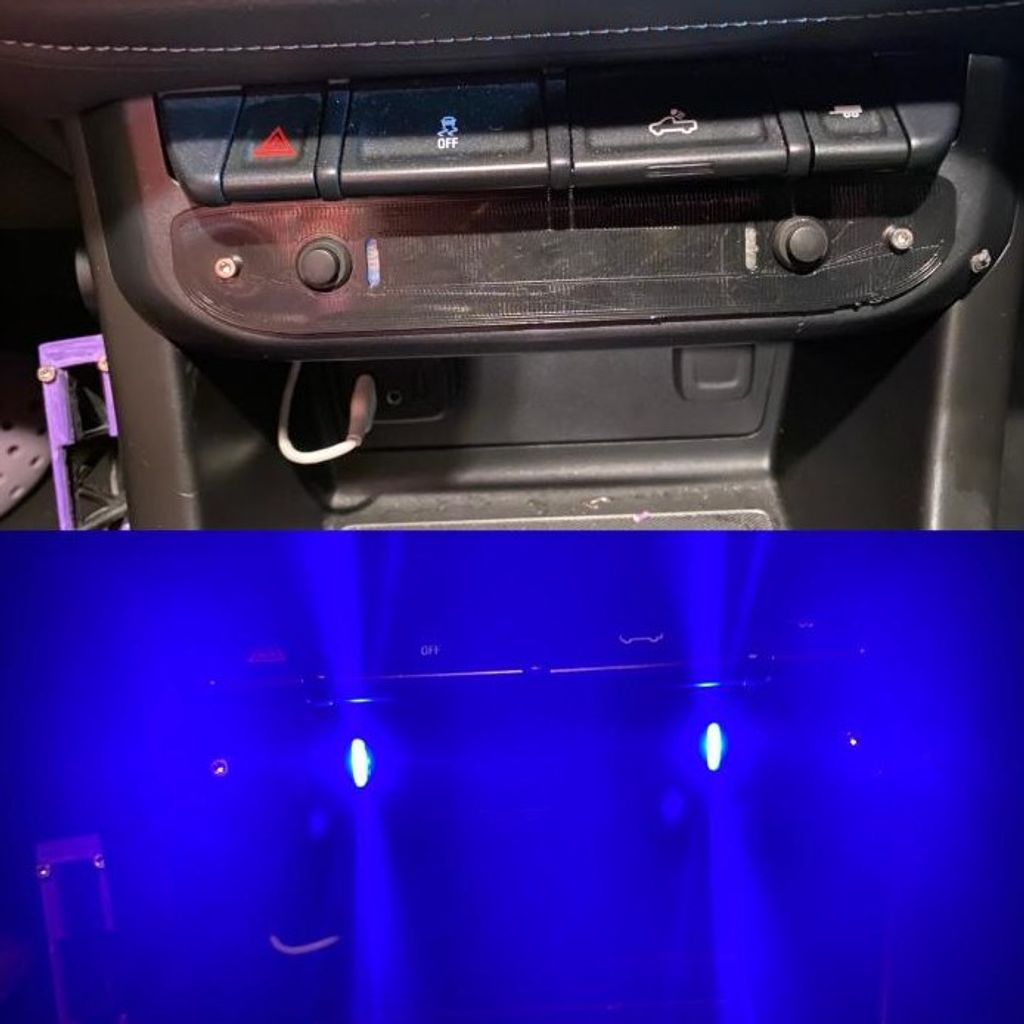 Canyon Useless Hole Cover (for Switch Mounting And Such!) – 2004 Chevrolet Colorado 2nd gen