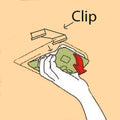 Ceiling Lamp Clip – 1990 Volvo 740/940