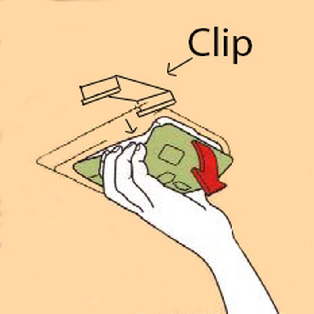 Ceiling Lamp Clip – 1990 Volvo 740/940