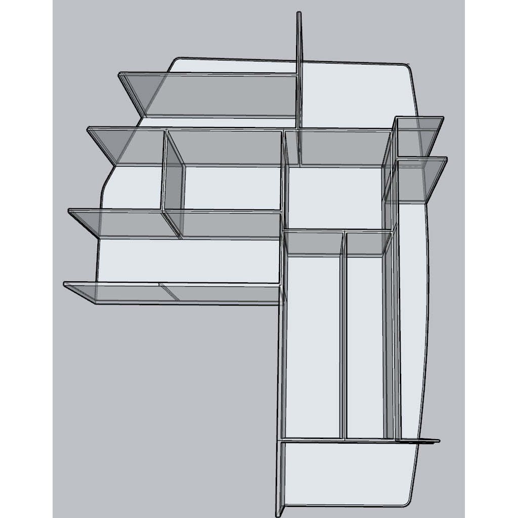 Center Console Organizer – 2016-2024 Chevrolet Camaro 6th Gen
