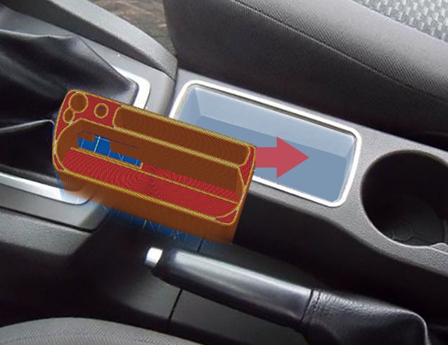 Center Console Storage Organizer – 2004 Ford Focus