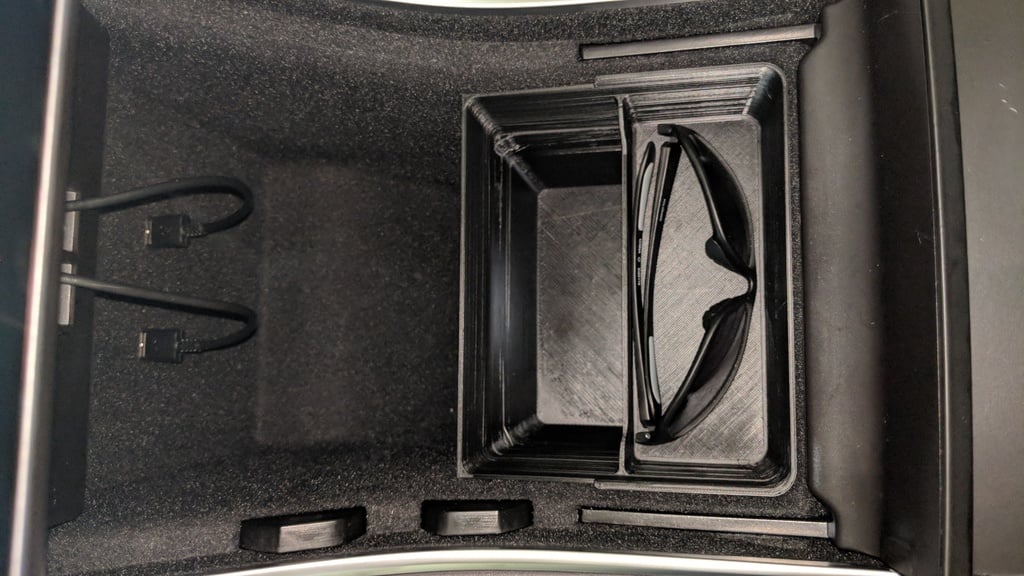Center Console Trash And Storage Bin – 2020 Tesla Model 3