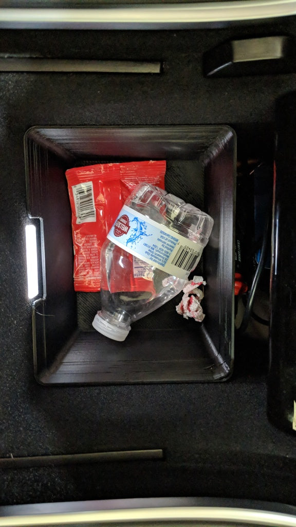 Center Console Trash And Storage Bin – 2020 Tesla Model 3