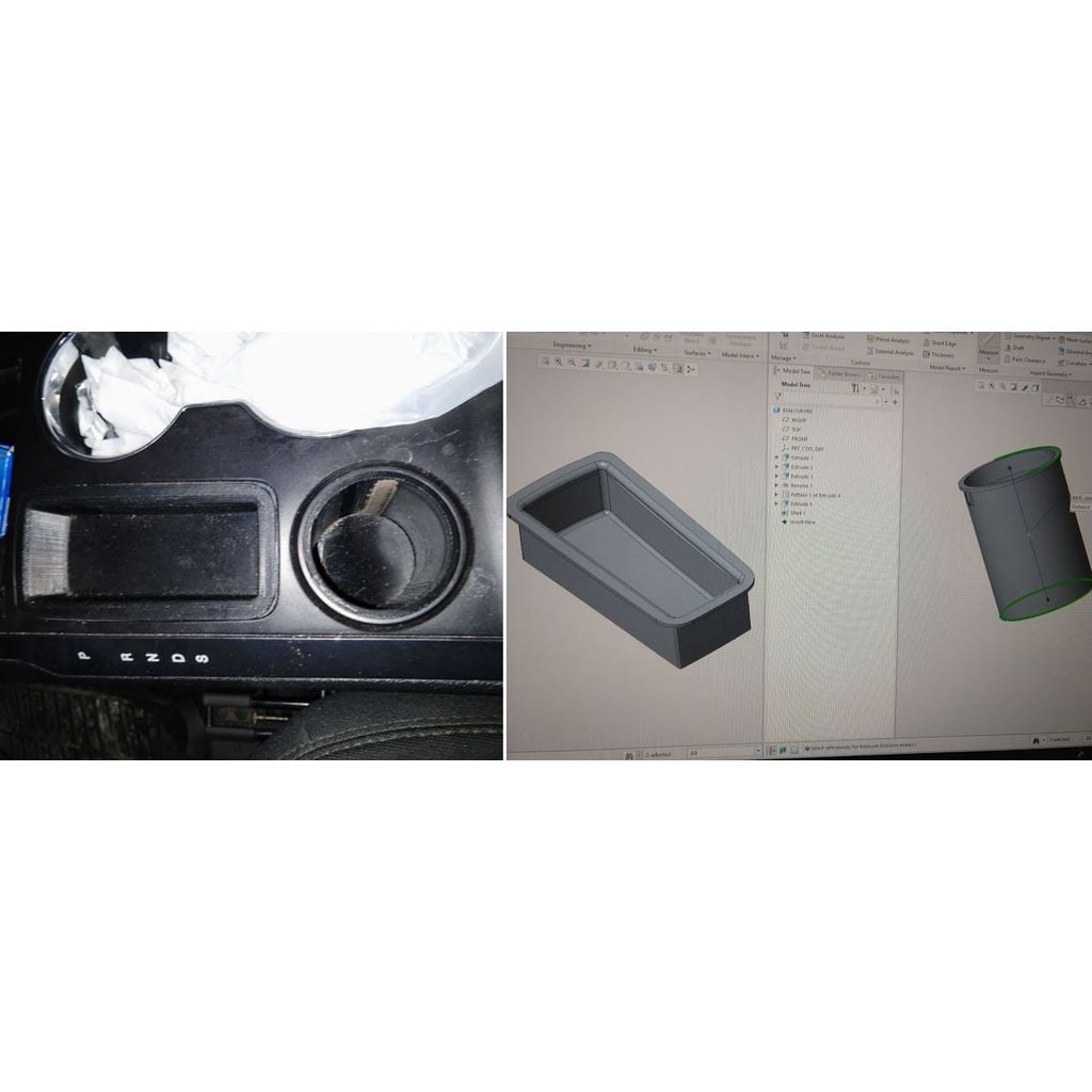 Console Shifter & Dial Cups – 2014-2014 Ford Explorer