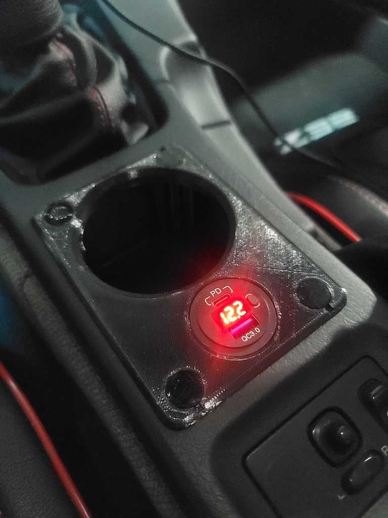 Cup Holder With Charger – 1990 Nissan 300zx