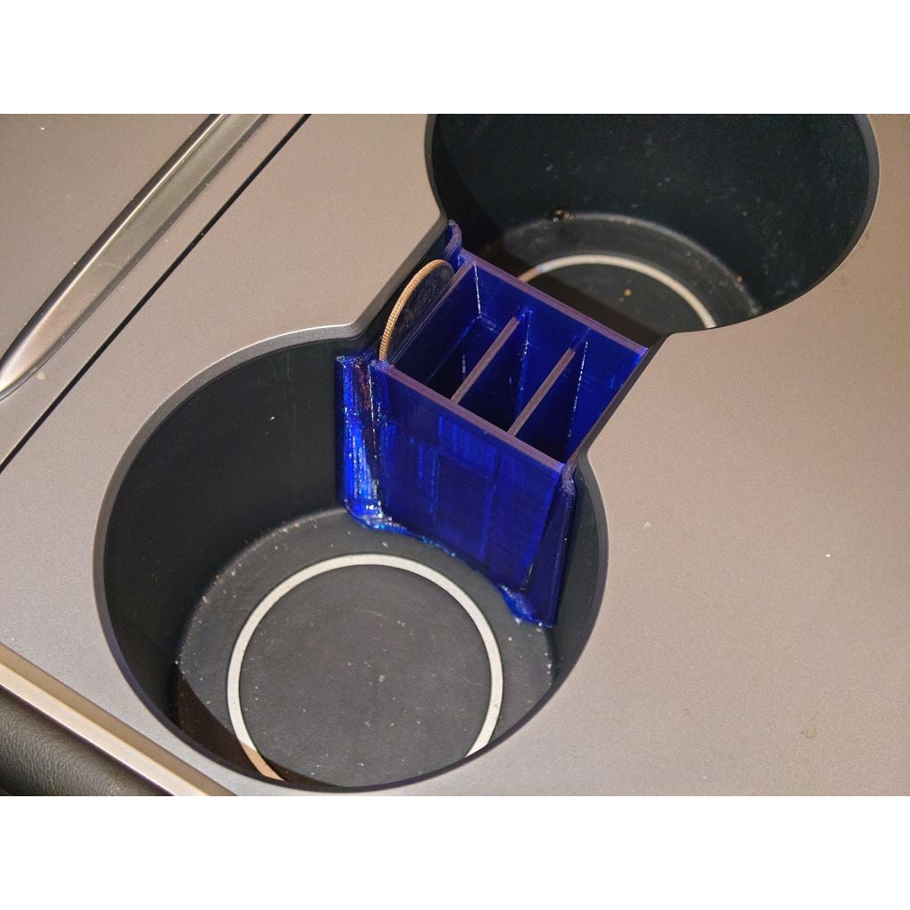 Cupholder Divider And Storage – 2021 Tesla Model 3