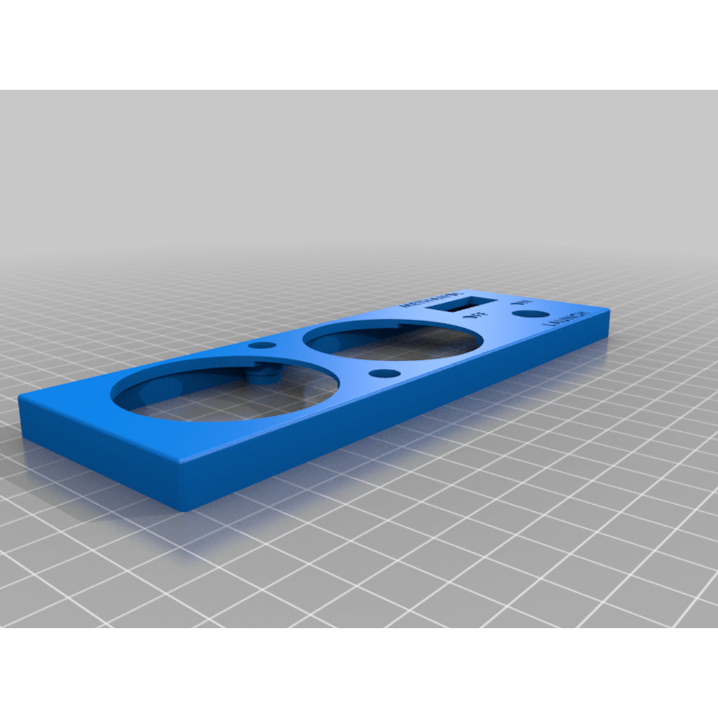 Din Gauge Plate W Switches – 1989 Mazda Mx-5 Miata