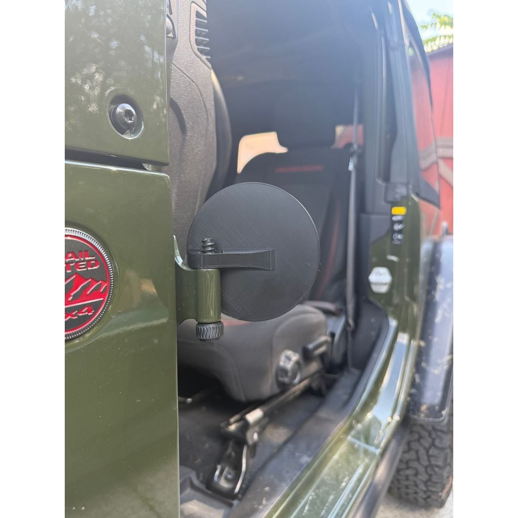 Doors Off Mirror Mount – 2023 Jeep Wrangler JL (Rubicon)